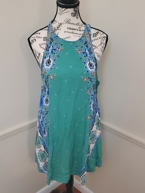 Intimately free people Green Relaxed Tank Top Size XS